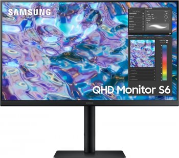 Монитор 26.9" Samsung S27B610EQI с поворотом экрана (LCD, 2560x1440, HDMI, DP)