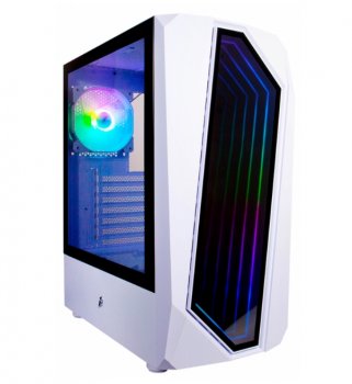 Корпус 1STPLAYER INFINITE SPACE IS6 White / ATX, TG / 1x120mm LED fan inc. / IS6-WH-1F1-W