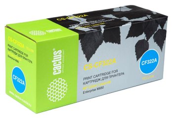 Картридж Cactus CS-CF322A CF322A желтый (16500стр.) для HP CLJ M680