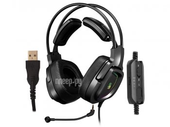 Наушники с микрофоном A4Tech Bloody G575 USB Black