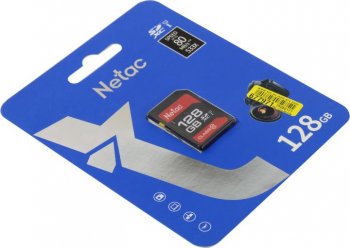 Карта памяти Netac <NT02P600STN-128G-R> SDXC Memory Card 128Gb UHS-I U1 Class 10