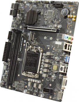 Материнская плата MSI PRO H610M-E DDR4 H610, LGA1700, 2 DDR4, 1 PCI-Ex16, 1 PCI-Ex1, 1 M.2, 4 SATA3.0, 4 USB3.2Gen1, 8 USB 2.0
