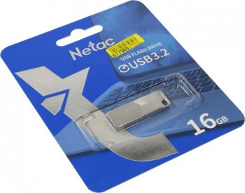 Накопитель USB Netac <NT03UM1N-016G-32PN> USB3.2 Flash Drive 16Gb (RTL)