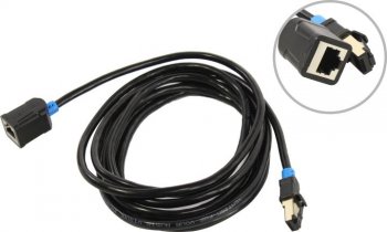 Кабель STP Vention <IBLBI> Patch Cord удлинитель SSTP кат.6 3м, чёрный