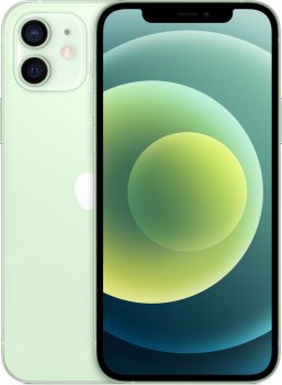 Смартфон Apple A2403 iPhone 12 128Gb 4Gb зеленый моноблок 3G 4G 2Sim 6.1" 1170x2532 iPhone iOS 14 12Mpix MGJF3HN/A