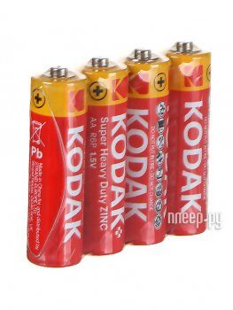 Батарейка AA - Kodak R6/4SH Super Heavy Duty (4 штуки)