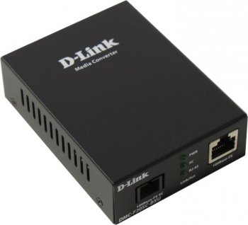 Медиаконвертер D-Link <DMC-F20SC-BXU /B1A> 100Base-TX to SM 100Base-FX конвертер (1UTP, 1SC)