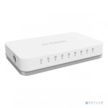 Коммутатор D-Link <DGS-1008A /F1A> 8-port Gigabit (8UTP 1000Mbps)