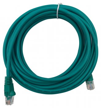 Кабель UTP Buro UTP 4 пары cat5E CCA molded 5м зеленый RJ-45 (m)-RJ-45 (m)