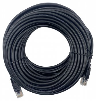 Кабель UTP Buro UTP 4 пары cat5E CCA molded 20м черный RJ-45 (m)-RJ-45 (m)