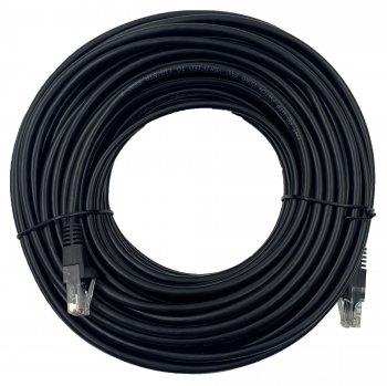 Кабель UTP Buro UTP 4 пары cat5E CCA molded 30м черный RJ-45 (m)-RJ-45 (m) (упак.:1шт)