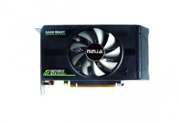 Видеокарта Sinotex Ninja GTX1050Ti (768SP) 4G 128BIT GDDR5 (Dual Link DVI-D/HDMI/DP),PCIE ,NK105TI45F, RTL