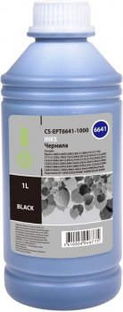Чернила Cactus CS-EPT6641-1000 T6641 черный 1000мл для Epson L100/L110/L120/L132/L200/L210/L222/L300/L312/L350/L355/L362/L366/L456/L550/L555/L566/L130