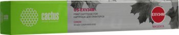 Картридж Cactus CS-EXV34M Magenta для Canon iR Advance C2020/2025/2030