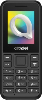 Мобильный телефон Alcatel 1068D черный моноблок 2Sim 1.8" 128x160 Nucleus 0.08Mpix GSM900/1800 GSM1900 MP3 FM microSD max32Gb