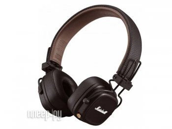 Наушники с микрофоном Marshall Major IV Brown