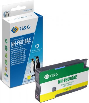 Картридж G&G GG-F6U18AE 953XL желтый (26мл) для HP OJ Pro 7740/8210/8218/8710/8715