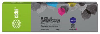 Картридж Cactus CS-EPT9443 T9443 пурп.пигм. (45мл) для Epson WorkForce WF-C5290DW/WF-C5790DW