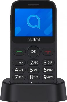 Мобильный телефон Alcatel 2020X серый моноблок 1Sim 2.4" 240x320 Nucleus 0.3Mpix GSM900/1800 GSM1900 FM microSD max32Gb