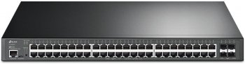 Коммутатор TP-Link TL-SG3452XP (L2+) 48x1Гбит/с 4SFP+ 48PoE+ 500W управляемый