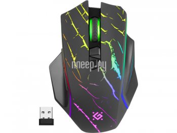 Мышь беспроводная Defender Wireless Optical Mouse <Uran GM-503> (RTL) USB 7btn+Roll <52503>