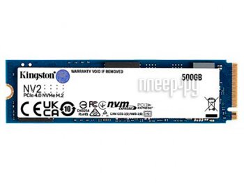 Твердотельный накопитель (SSD) Kingston PCIe 4.0 x4 500GB SNV2S/500G NV2 M.2 2280