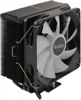 Вентилятор PCCooler Paladin EX300S (4пин, 1700/1200/115x/AM4/AM5, 28.6дБ, 400-1800 об/мин, Al+тепл.трубки)