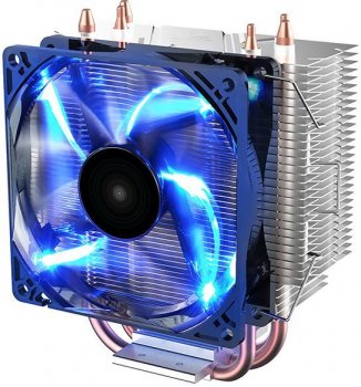 Вентилятор Deepcool Gammaxx 300 Fury Soc-AM5/AM4/1151/1200/1700 черный 4-pin 18-21dB Al+Cu 130W 435gr Ret (DP-MCH3-GMX300F)