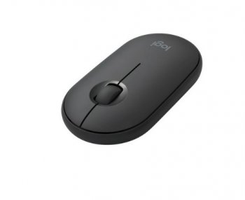 Мышь беспроводная Logitech Pebble Black Wireless Mouse <910-005576> (RTL) USB 3btn+Roll