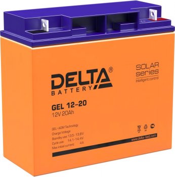 Аккумулятор для ИБП Delta GEL 12-20 (12V, 20Ah)