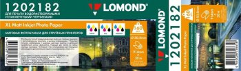 Бумага Lomond 1202182 36"(A0) 914мм-30м/160г/м2/белый матовое для струйной печати втулка:50.8мм (2")