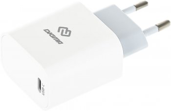 Зарядка USB-устройств Digma DGW2C 20W 3A (PD) USB-C универсальное белый (DGW2C0F010WH)