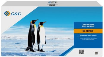 Картридж G&G GG-TN2375 черный (2600стр.) для Brother HL-L2300DR/L2340DWR/L2360DNR/L2365DWR