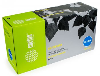 Картридж Cactus CS-CE342A CE342A желтый (16000стр.) для HP CLJ M775