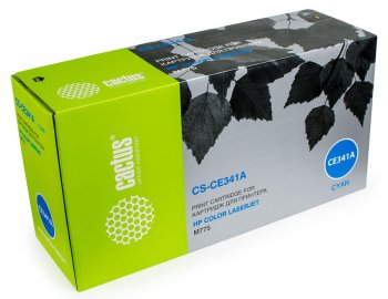Картридж Cactus CS-CE341A CE341A голубой (16000стр.) для HP CLJ M775