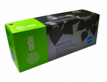 Картридж Cactus CS-CE271A CE271A голубой (15000стр.) для HP LJ Ent CP5525