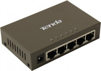 Коммутатор [NEW] TENDA <TEG1005D> 5-Port Gigabit Ethernet (5UTP 1000Mbps)