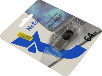 Накопитель USB Netac <NT03UM2N-064G-20BK> USB2.0 Flash Drive 64Gb (RTL)