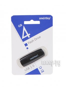 Накопитель USB SmartBuy Scout <SB004GB2SCK> USB2.0 Flash Drive 4Gb (RTL)