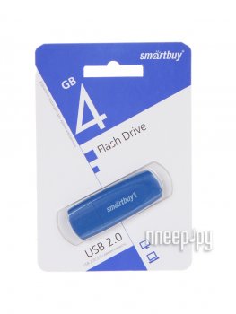 Накопитель USB SmartBuy Scout <SB004GB2SCB> USB2.0 Flash Drive 4Gb (RTL)