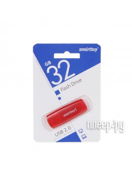 Накопитель USB SmartBuy Scout <SB032GB2SCR> USB2.0 Flash Drive 32Gb (RTL)