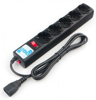 Сетевой фильтр PowerCube SPG5-B3 <3м> (5 розеток, вход IEC-320-C14) <20464>