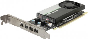Видеокарта 8Gb <PCI-E> GDDR6 NVIDIA T1000 <900-5G172-2570-000> (OEM) 4xminiDP <NVIDIA T1000>