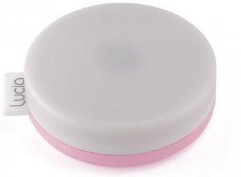 Ночник Lucia Ночной Маяк LU305 пластик розовый/белый