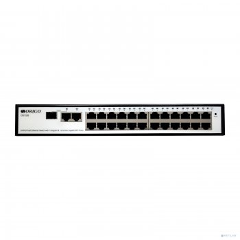 Коммутатор ORIGO OS1326/A1A Настраиваемый L2- 24x100Base-TX, 1x1000Base-T, 1xCombo 1000Base-T/SFP