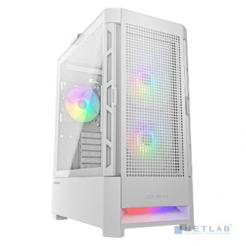 Корпус Miditower Cougar <Airface RGB White> ATX без БП, с окном