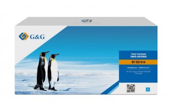 Картридж G&G GG-CE741A голубой (7300стр.) для HP CLJ CP5220/CP5221