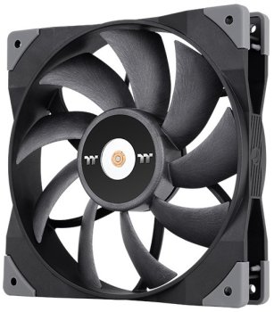 Вентилятор Thermaltake Toughfan 14 140x140x25mm черный 4-pin 25.2-33.2dB 240.7gr Ret (CL-F118-PL14BL-A)