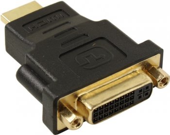 Переходник Cablexpert <A-HDMI-DVI-3> HDMI 19M -> DVI-I 29F