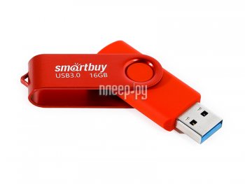 Накопитель USB SmartBuy Twist <SB016GB3TWR> USB3.0 Flash Drive 16Gb (RTL)
